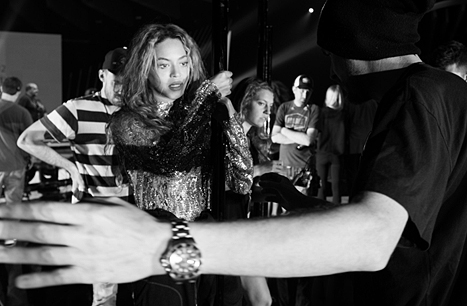 beyonce rehearsals arm