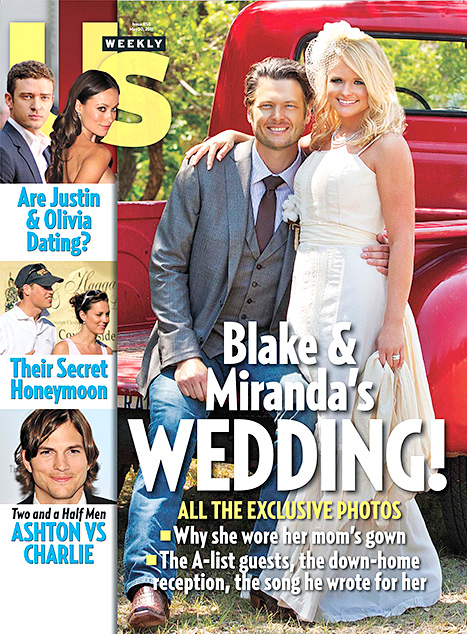 Blake and Miranda - Us Weekly Cover