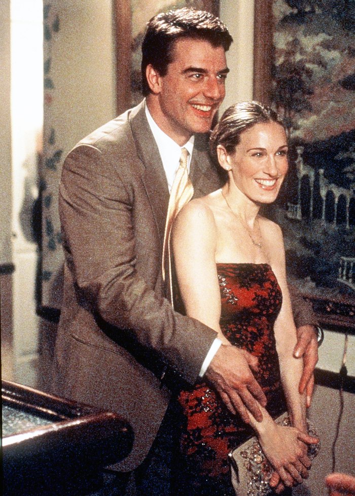 Chris Noth and Sarah Jessica Parker on 'Sex and the City'