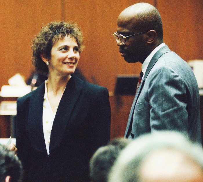 Marcia Clark and Christopher Darden during testimony in the O.J. Simpson Cr...
