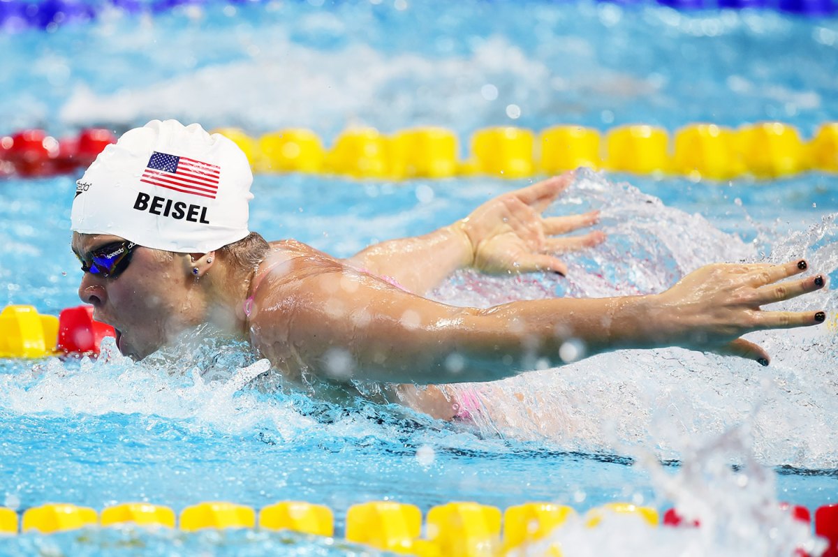Elizabeth Beisel How Olympic Swimmer Elizabeth Beisel Keeps Her Hair, Skin Healthy