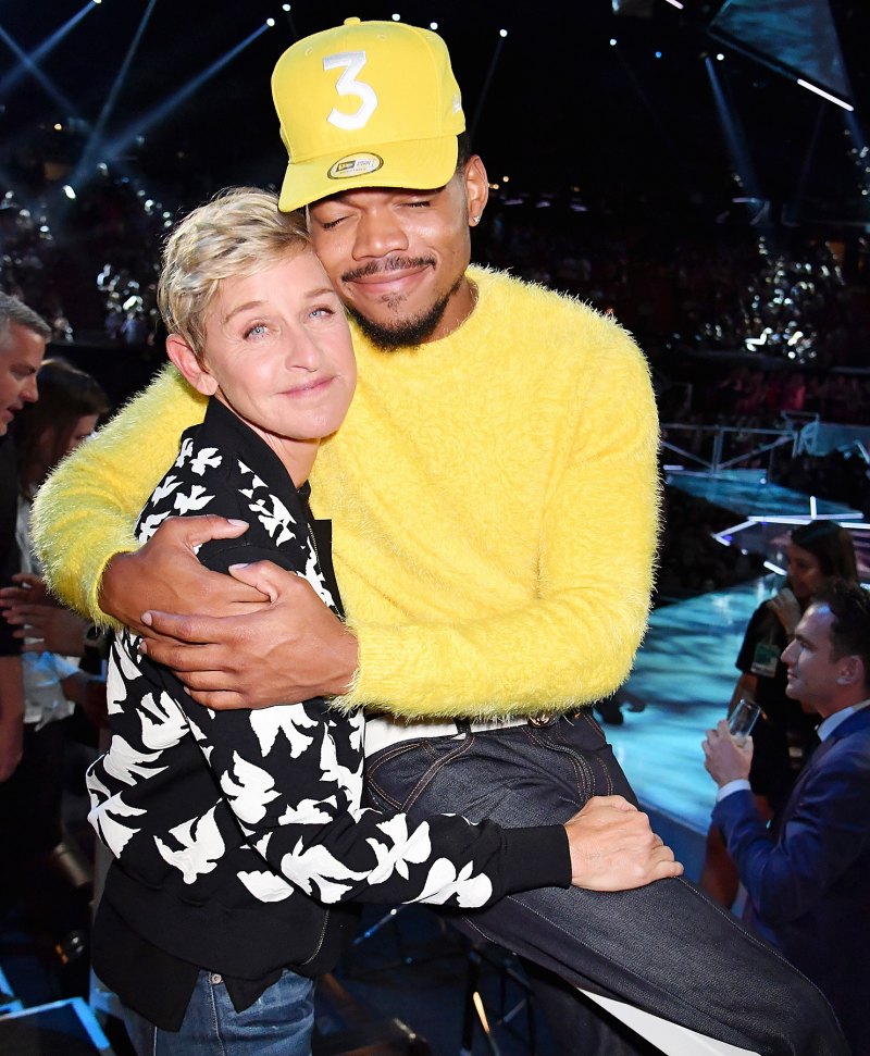 MTV VMAs 2017 Ellen DeGeneres Chance The Rapper