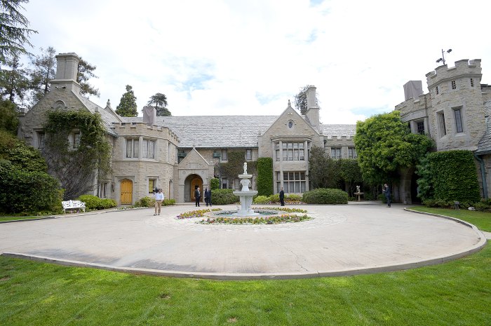 A view of the Playboy Mansion during Playboy's 2015 Playmate of the Year Ceremony on May 14, 2015 in Los Angeles, CA.