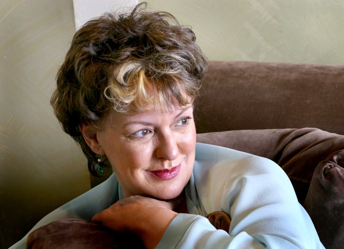 Author Jacquelyn Mitchard poses for a portrait at the Luxe Summit Hotel on April 23, 2005, in Los Angeles.