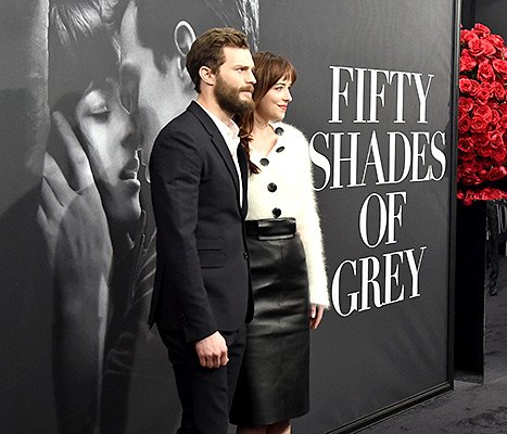 Dakota Johnson Goes Naughty and Nice for 50 Shades of Grey Screening