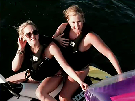 j-law and amy schumer jetskiing