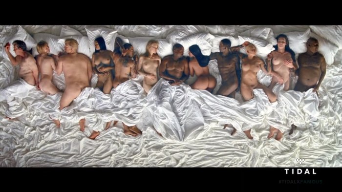 Kanye West Famous video