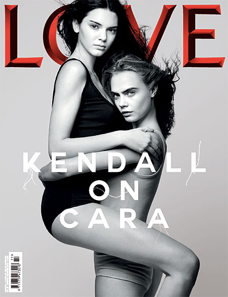 Kendall Jenner and Cara Delevingne - Love Magazine Cover