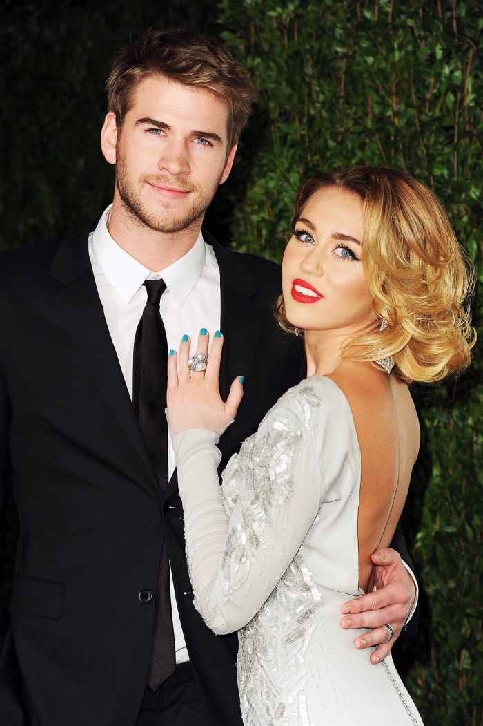 Liam Hemsworth and Miley Cyrus