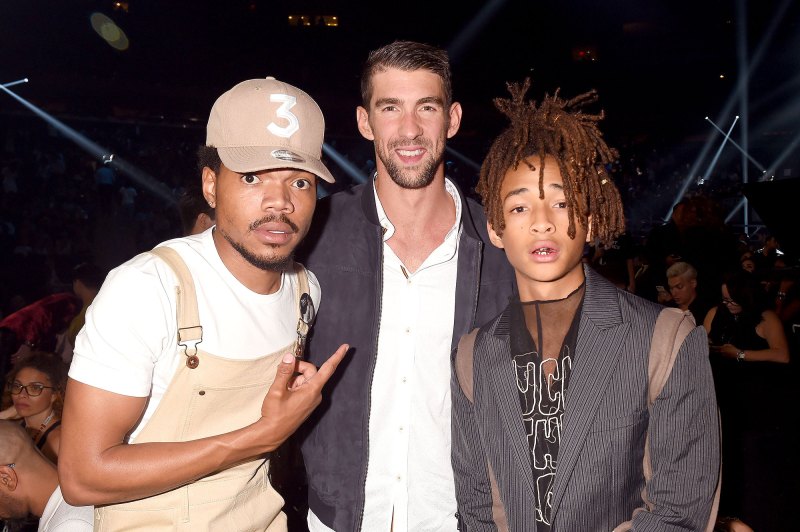 Chance the Rapper, Michael Phelps, Jaden Smith