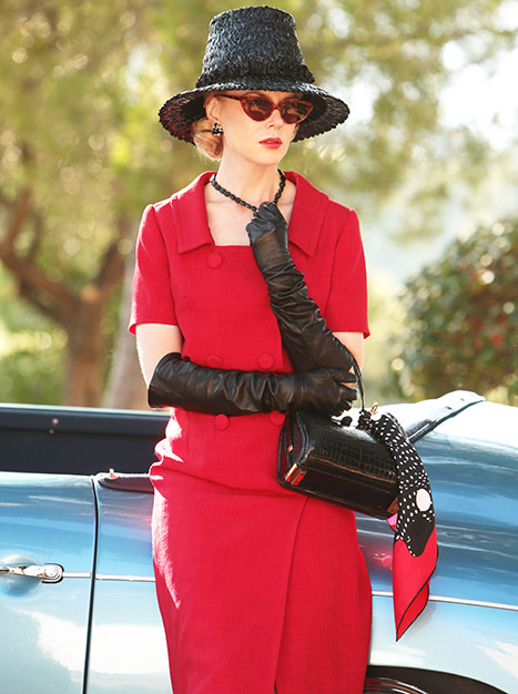 Nicole Kidman Grace of Monaco Red outfit