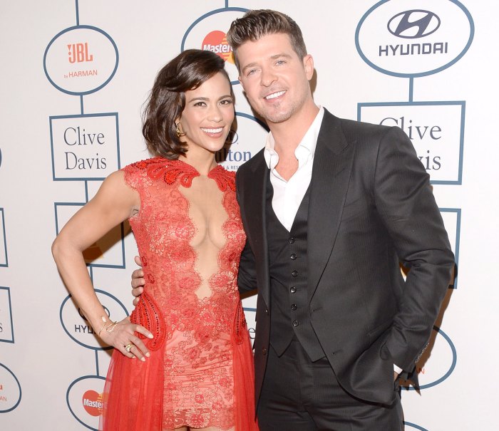 Paula Patton and singer Robin Thicke