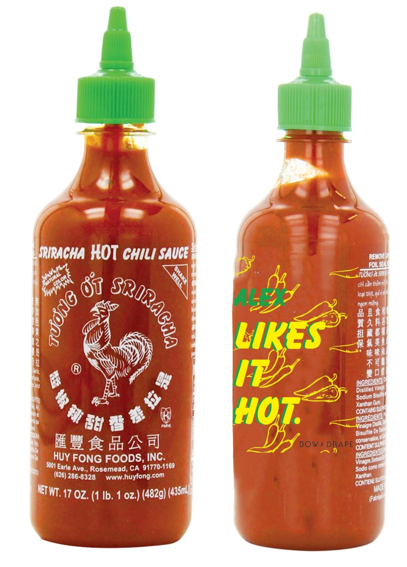 Personalized Sriracha