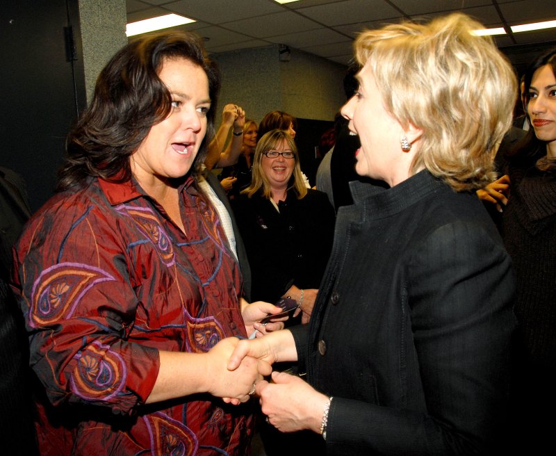 Rosie O'donnell, Hillary Clinton