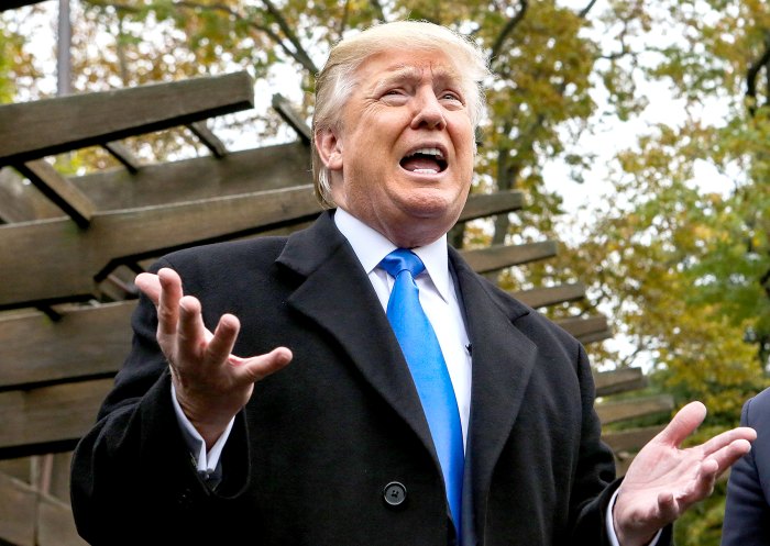 Donald Trump, president and chief executive of Trump Organization Inc. and 2016 Republican presidential candidate, speaks during a Bloomberg Television interview at Wollman Rink in Central Park in New York, U.S., on Monday, Nov. 2.