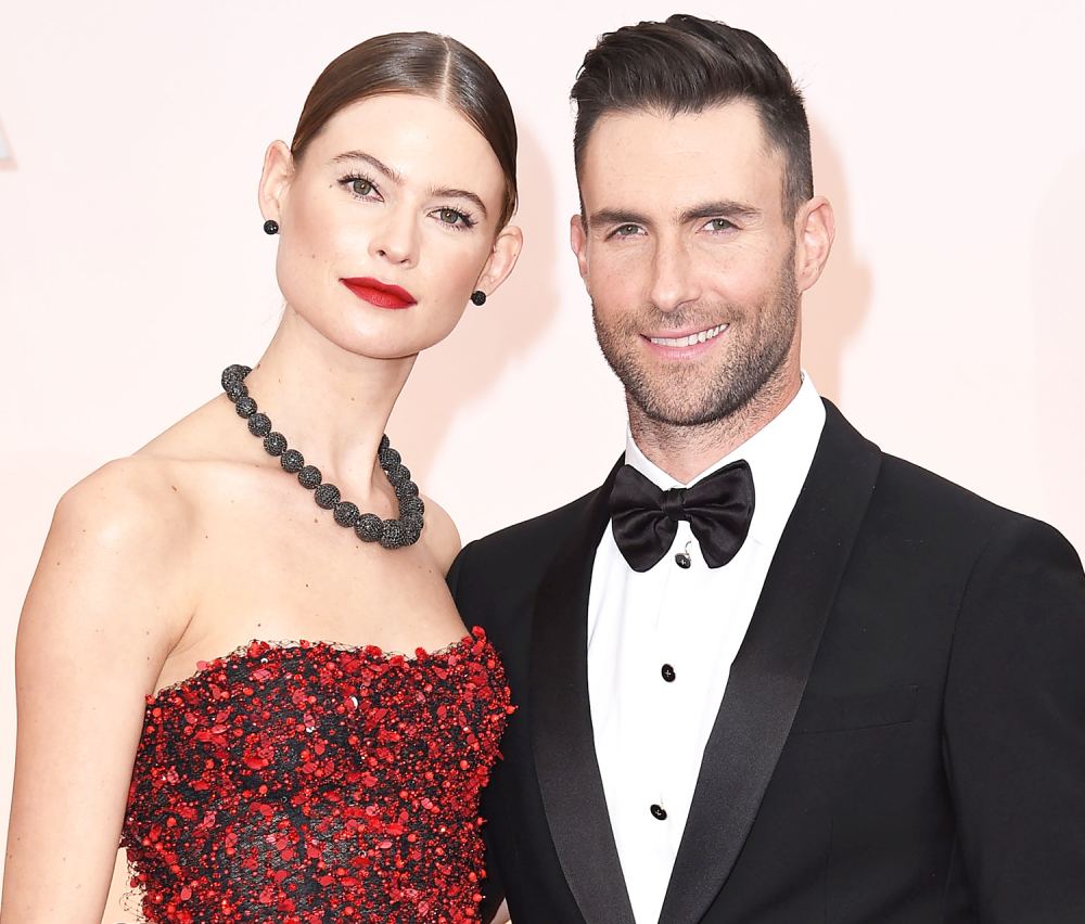Behati Prinsloo and Adam Levine