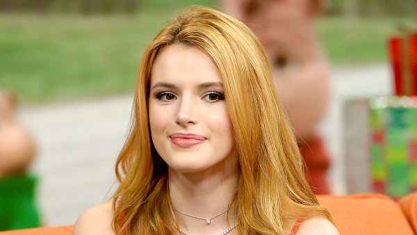 Bella Thorne on the set of Univisions Despierta America to promote Alvin and the Chipmunks: The Road Chip at Univision Studios on December 14, 2015 in Miami, Florida.