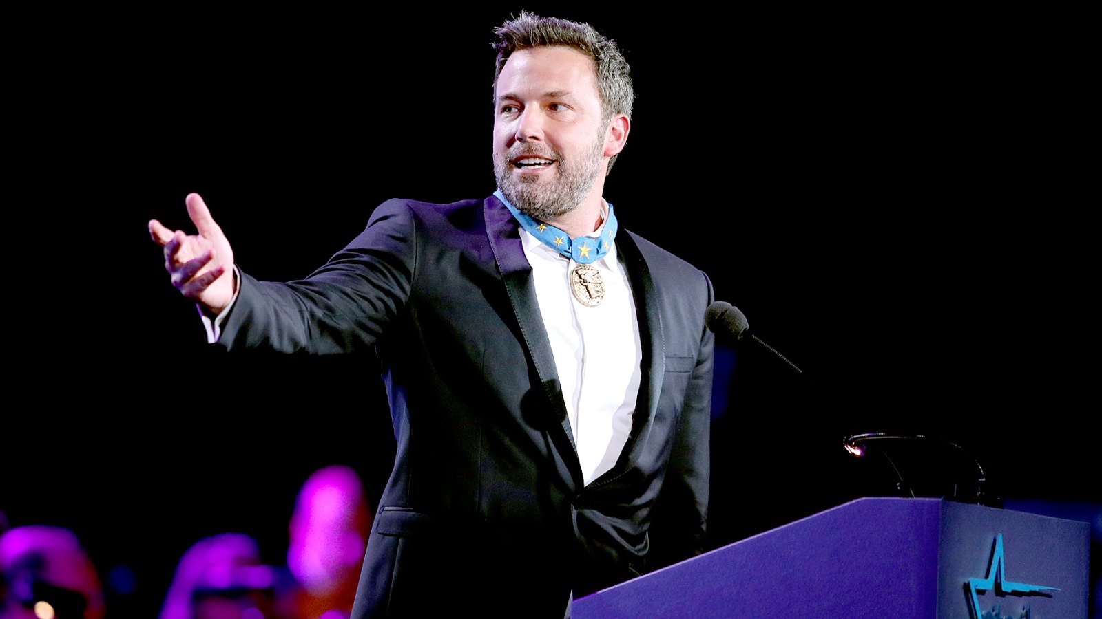 Ben Affleck speaks on stage at the 2017 Starkey Hearing Foundation So the World May Hear Awards Gala at the Saint Paul RiverCentre on July 16, 2017 in St. Paul, Minnesota.