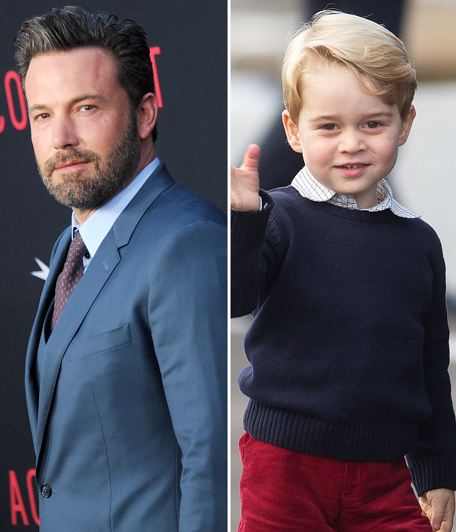 Ben Affleck Samuel Prince George Princess Charlotte