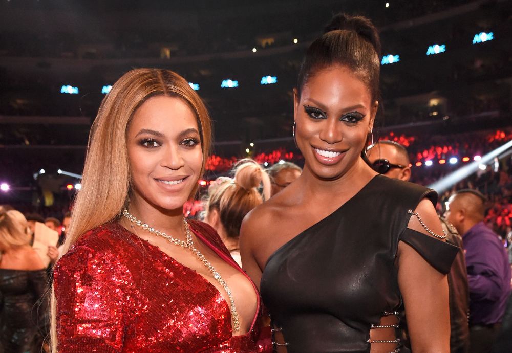 Beyonc&eacute; and Laverne Cox