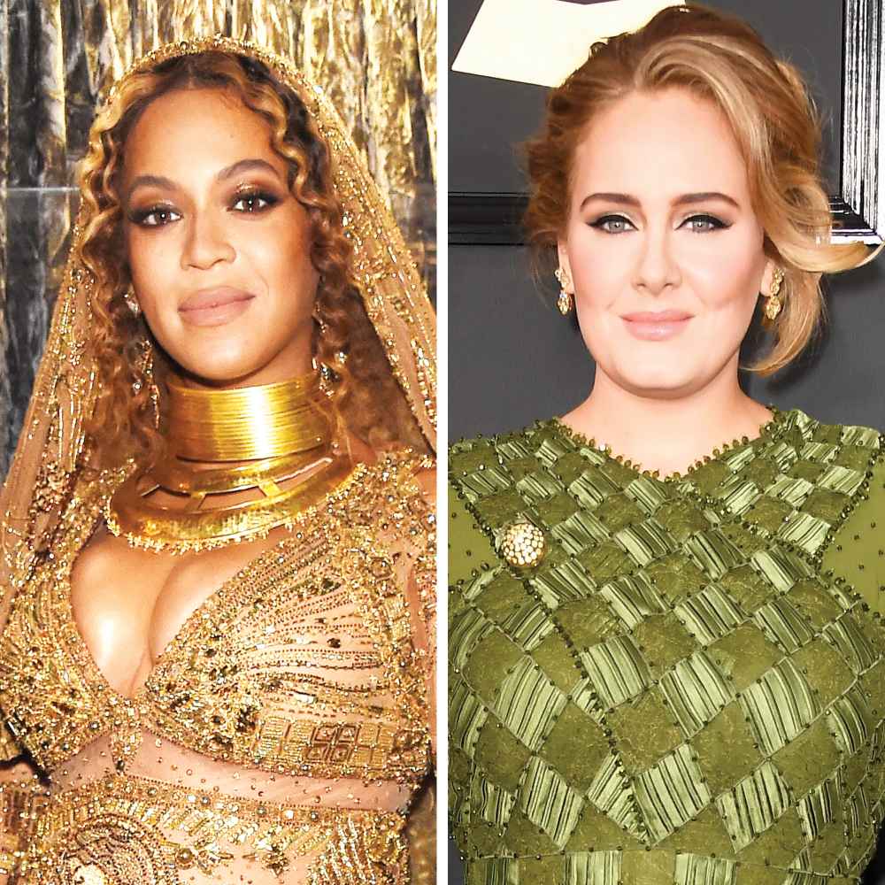 Beyonce and Adele