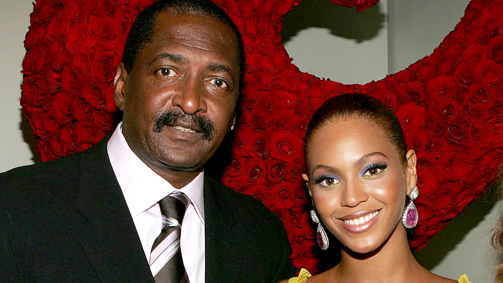 Beyonce Knowles poses with her father Matthew Knowles in 2005.