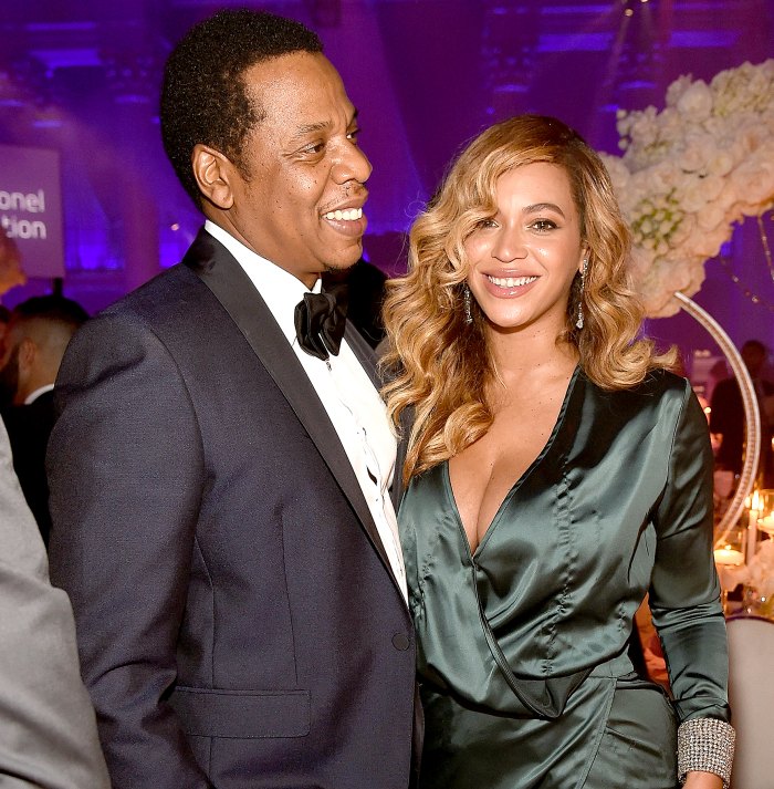 Jay-Z and Beyonce attend Rihanna's 3rd Annual Diamond Ball Benefitting The Clara Lionel Foundation at Cipriani Wall Street on September 14, 2017 in New York City.