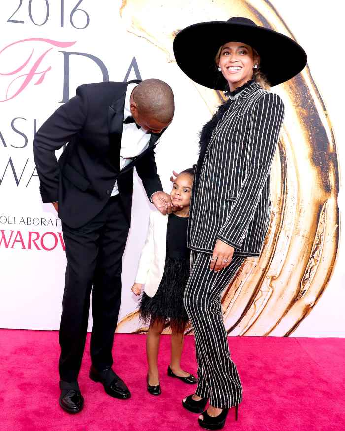 Jay Z, Blue Ivy Carter, Beyonce Knowles CFDA Fashion Awards