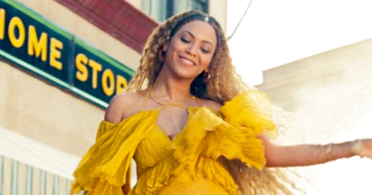 beyonce in yellow dress lemonade Oshun Roberto Cavalli Beyonc Wins Another Award for