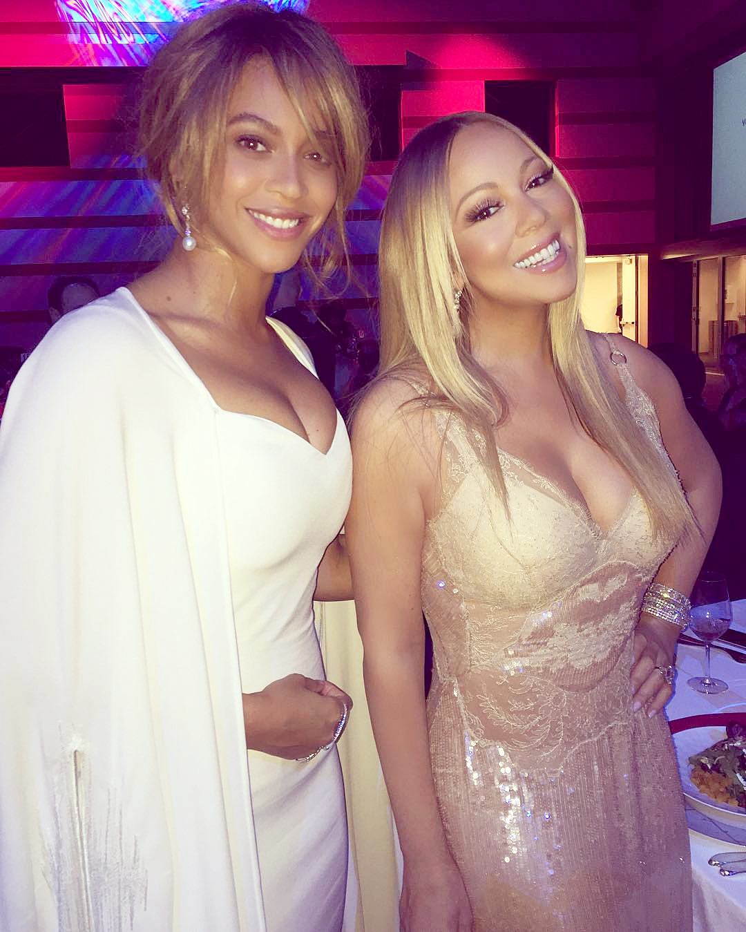Beyonce and Mariah Carey