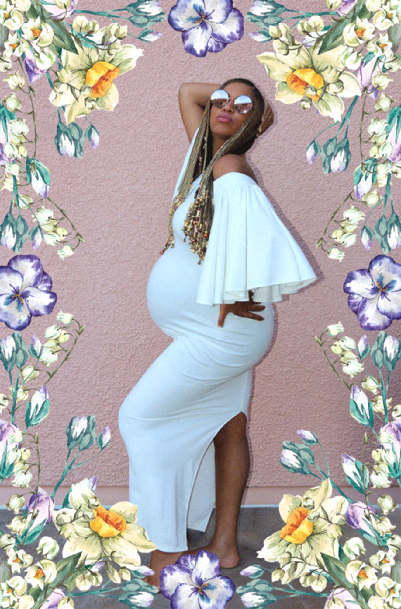 Blue Ivy Kisses Beyonce's Baby Bump in Sweet Easter Photos