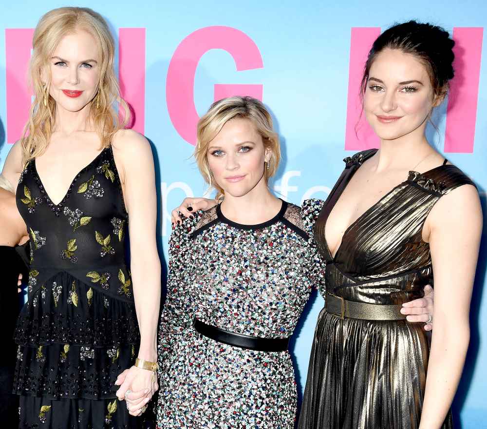 Nicole Kidman, Reese Witherspoon and Shailene Woodley attend the premiere of HBO's 'Big Little Lies' at the TCL Chinese Theater on February 7, 2017 in Hollywood, California.