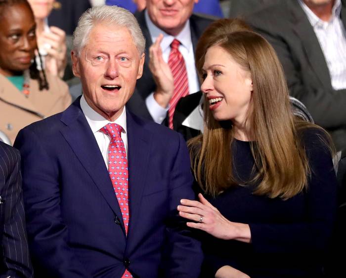 Bill and Chelsea Clinton