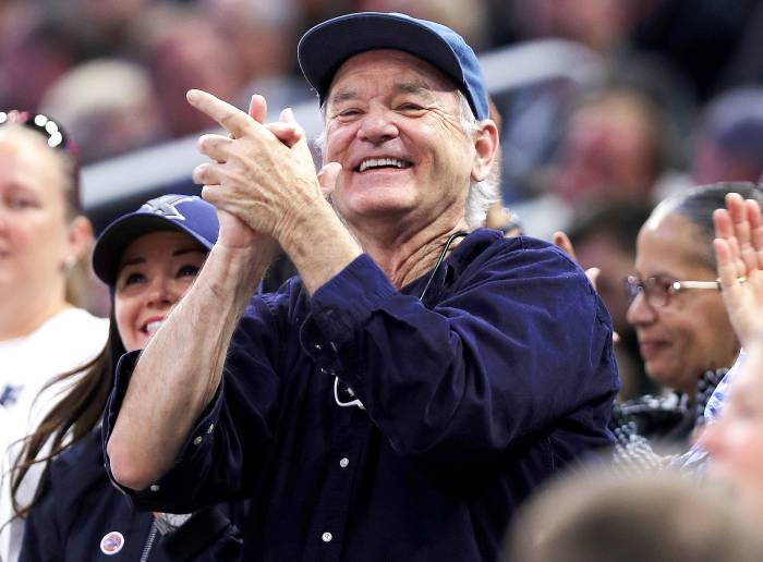Bill Murray reacts during the game between the Xavier Musketeers and the Maryland Terrapins in the first round of the 2017 NCAA Men's Basketball Tournament at Amway Center on March 16, 2017 in Orlando, Florida.