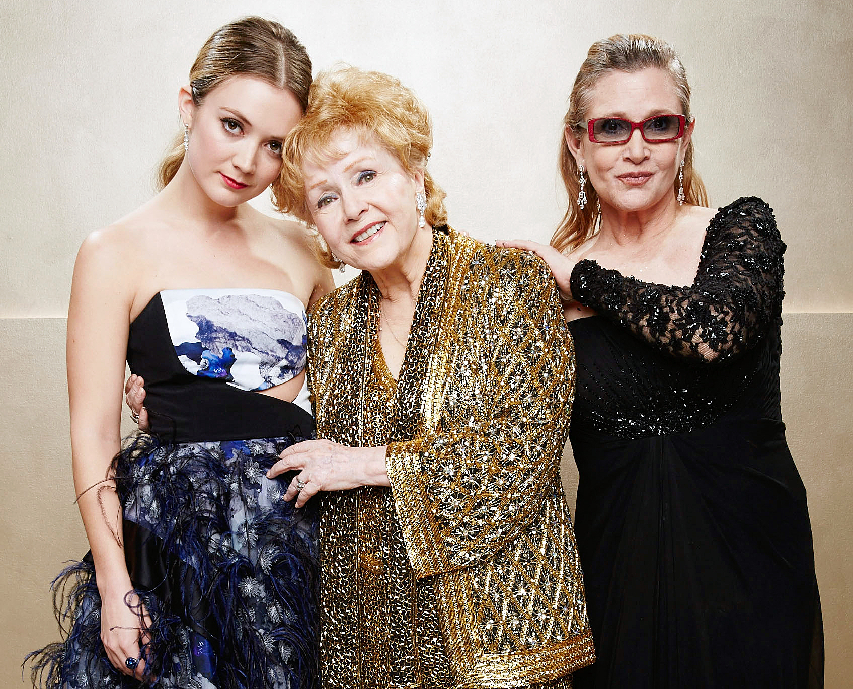 Billie Lourd Debbie Reynolds Carrie Fisher