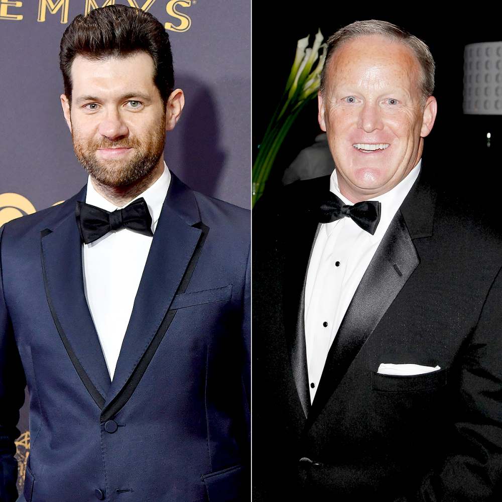 Billy Eichner and Sean Spicer