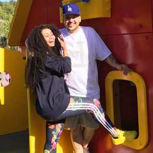 Rob Kardashian and Blac Chyna have fun at Legoland