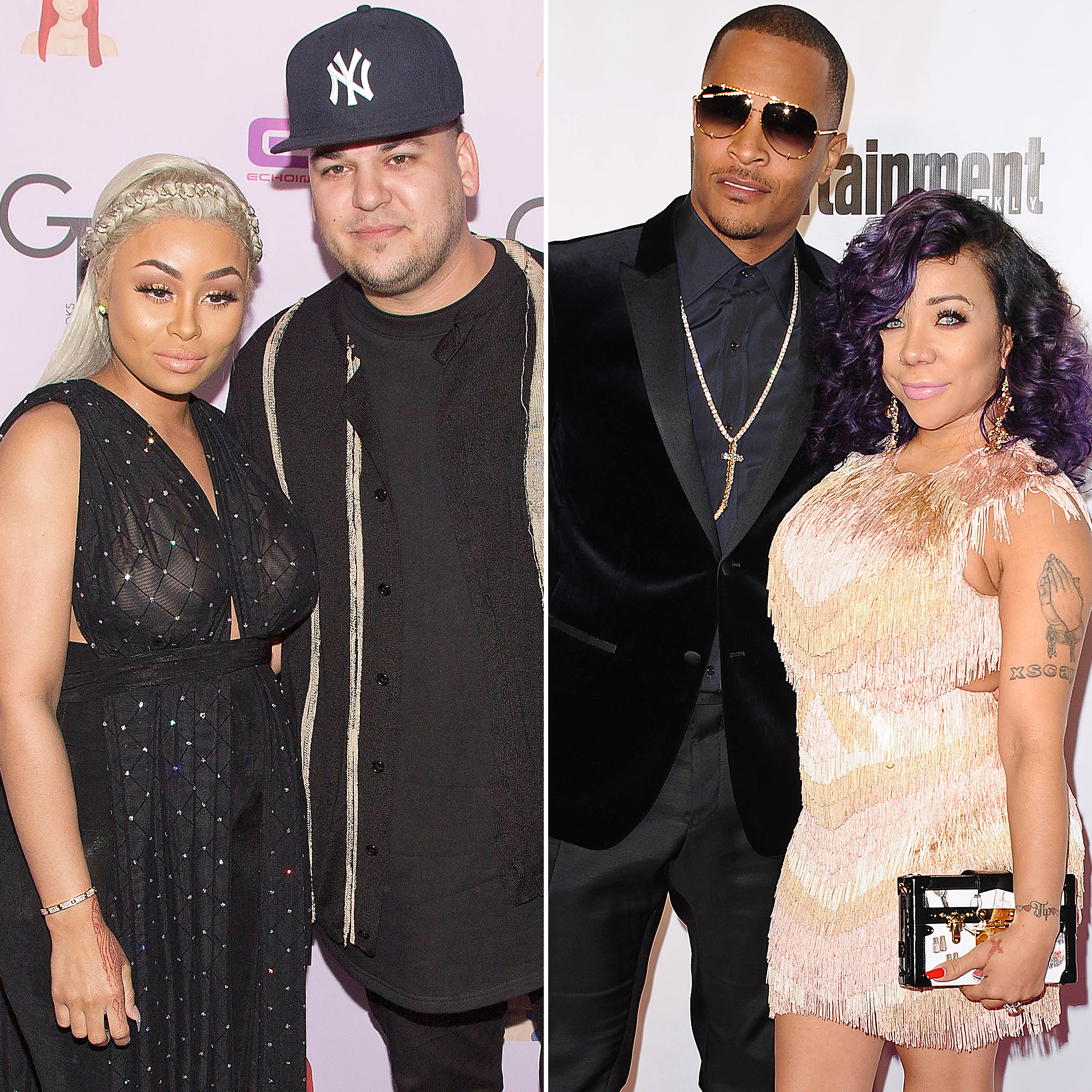 Blac Chyna, Rob Kardashian, T.I. and Tameka 'Tiny' Cottle-Harris