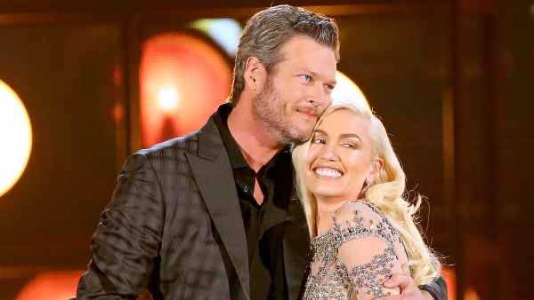 Blake Shelton and Gwen Stefani are seen on stage during the 2016 Billboard Music Awards.