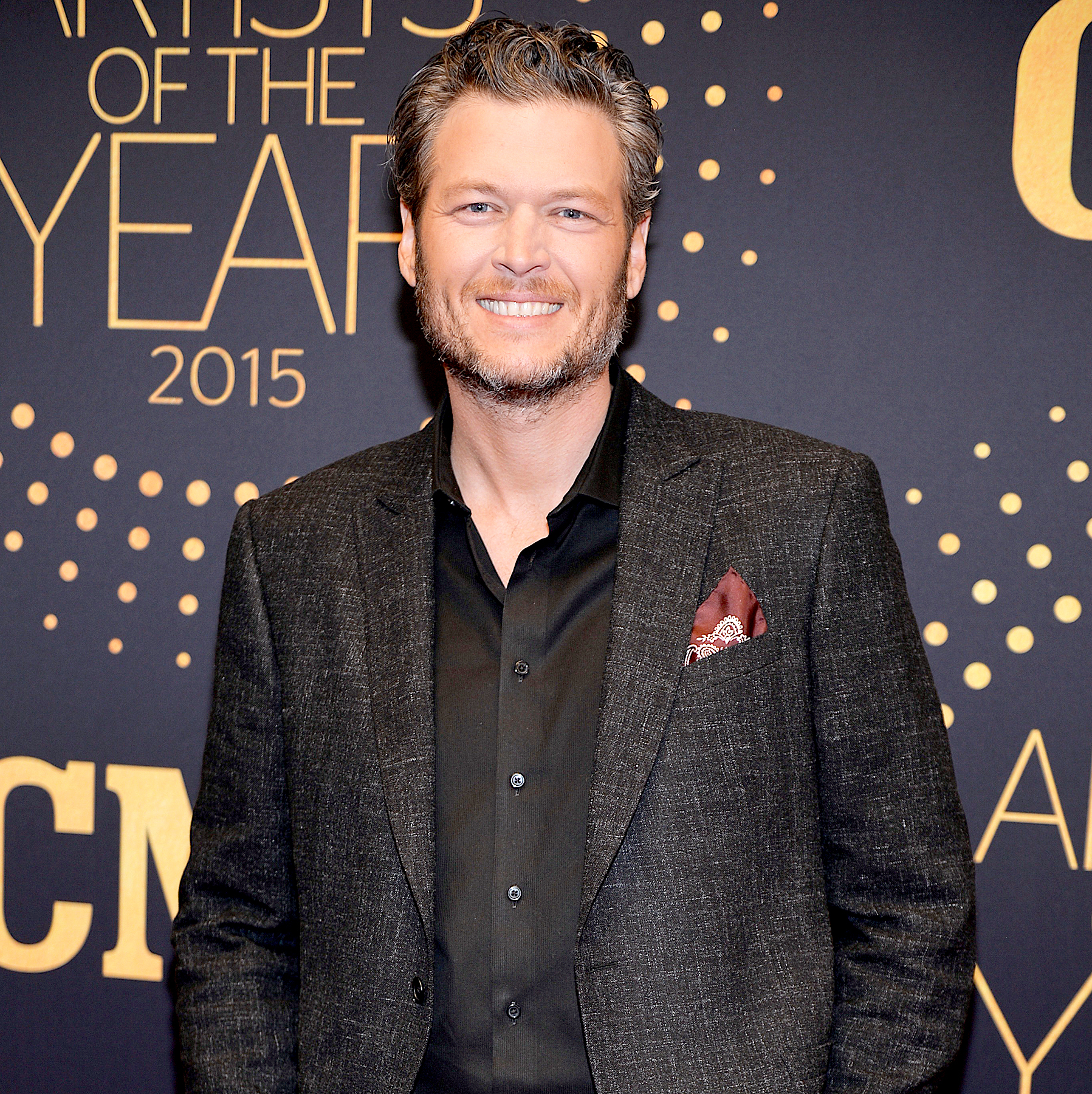 Blake Shelton arrives at CMT Artists of the Year 2015 at Schermerhorn Symphony Center.