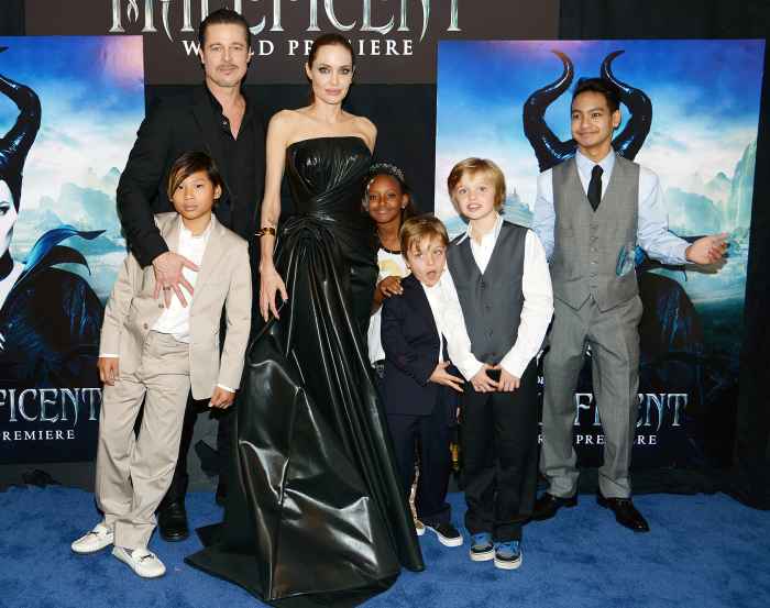 Brad Pitt Angelina Jolie family kids children