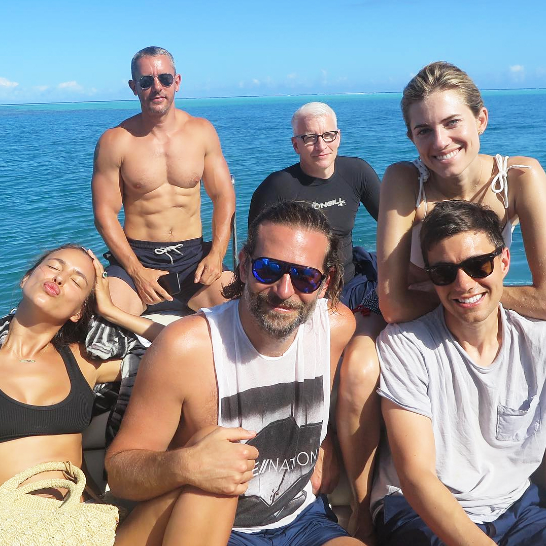 Bradley Cooper Irina Shayk Allison Williams Anderson Cooper