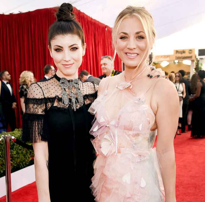 Briana and Kaley Cuoco attend the 23rd Annual Screen Actors Guild Awards.