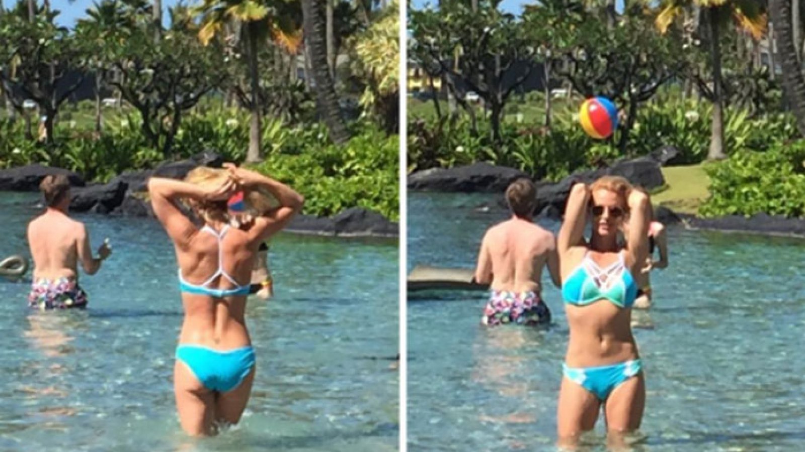 Britney Spears shows off her bikini body in Hawaii