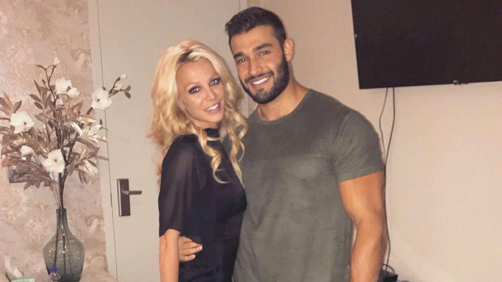 Britney Spears and Sam Asghari