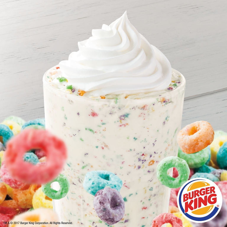 Burger King Fruit Loops Shake