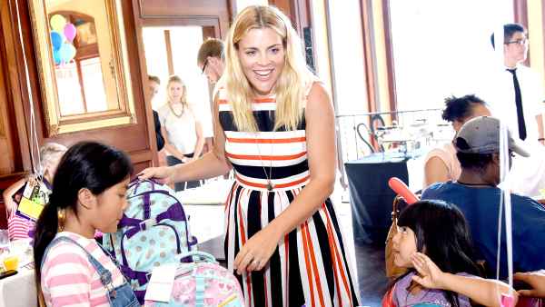 Busy Philipps hosts the Baby2Baby Back To School event at The Grove Los Angeles on August 3, 2016 in Los Angeles, California.