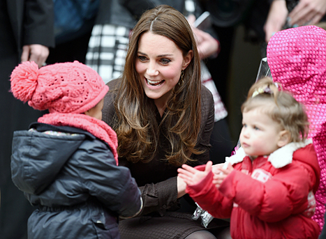 kate middleton with foster kids