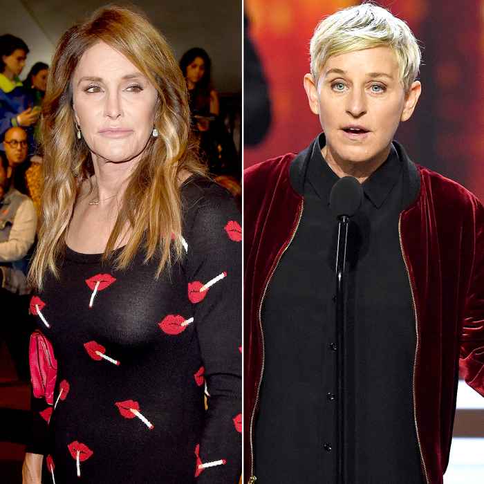 Caitlyn Jenner and Ellen DeGeneres