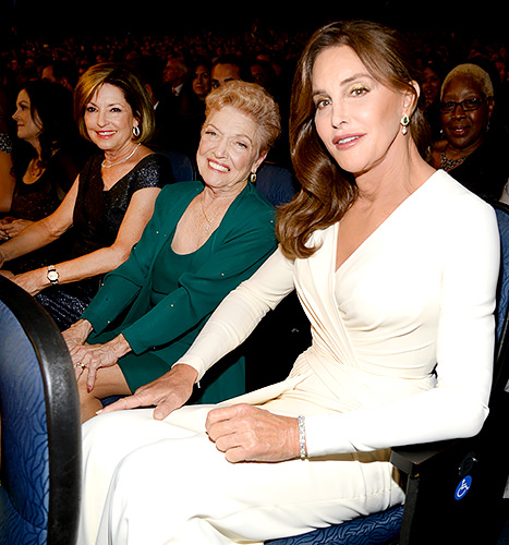 Caitlyn Jenner - ESPYS sitting with mom and sister